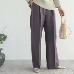 ダブルクロストラウザー パープル S