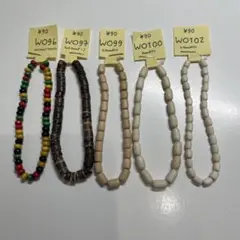 ウッドビーズ　90円