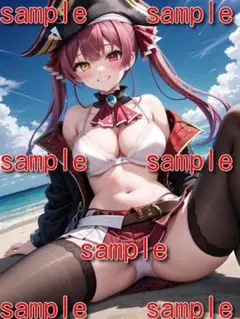 A0434　A4ポスター　AIイラスト　同人　美少女　シークレット変更可