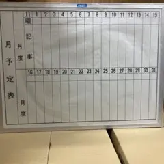 PILOT 月予定表