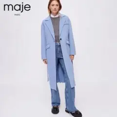 ❤️人気新作 新品 maje 青 ロングコート