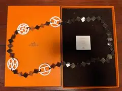 エルメス HERMES バッファローホーン DEVA ロング ネックレス 箱付