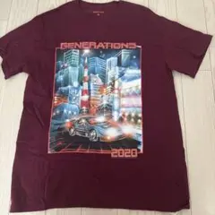 GENERATIONS 2020 Tシャツ Mサイズ バーガンディ