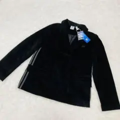 【未使用タグ付】アディダス ジャケット コーデュロイ トレフォイル ブラック