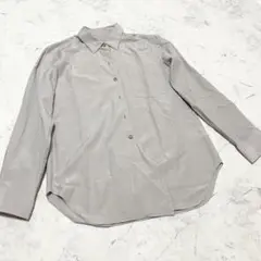 MHL.マーガレットハウエル 長袖 シャツ ラベンダー くすみ シルク混