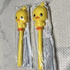 日清ひよこちゃんケース付きカトラリーセット2本