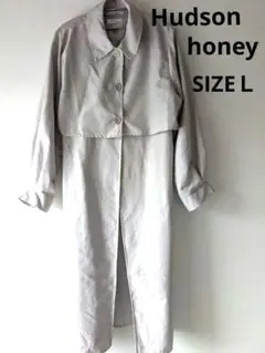 Hudson honeyライトベージュ3wayトレンチコート L