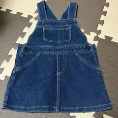 デニム　ジャンバースカート　サロペットスカート