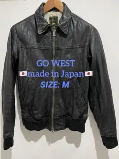 GO WESTゴーウエスト 3rd 豚革 レザー ジャケット GOWEST - ゴーウエスト GOWEST レザージャケット メンズ Mの通販