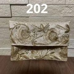 ポケットティッシュケース☆ベージュゴールド