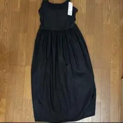 コンビネーションブラキャミソールワンピース　XL