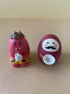 デコレコンコンブル　お酌赤鬼とほろ酔いだるま
