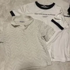 レディース ポロシャツ 白Tシャツ