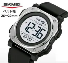 特価中 ★■ 新品 SKMEI メンズ 腕時計 デジタル ベルト幅26～20mm