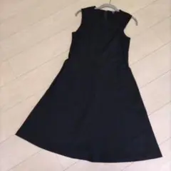 UNIQLO ブラック ノースリーブ ワンピース L