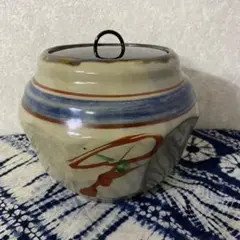 壺屋焼 新垣 修 作 琉球赤絵蕎麦茶碗（そばマカイ）どんぶり