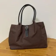 ブラウン　トートバッグ