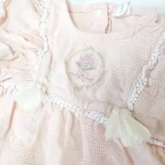 バースデイ コトリ cottoli ロンパース 半袖 レース 刺繍 80cm