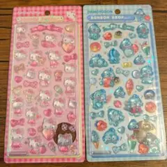 サンリオ ボンボンドロップ キティちゃんハンギョドン シール2枚セット