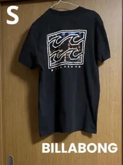 ビラボン　BILLABONG メンズTシャツ S バックプリント　ブラック