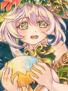 手描きイラスト ファンアート 原神 ナヒーダ