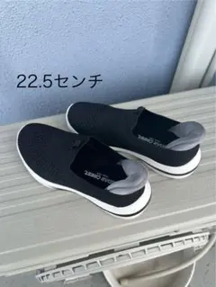【CEDAR CREST】スパットシューズ 22.5黒 セダークレスト