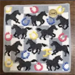 レア 完売品 フェイラー ハンカチ スプリントホース 新品 シルバーグレー
