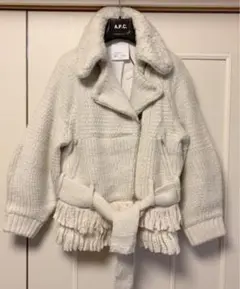 ELENDEEK ニットライダース オフホワイト 未使用