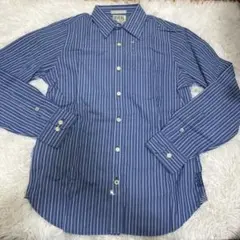 RUEHL No.925・MENS ブルーストライプシャツ S