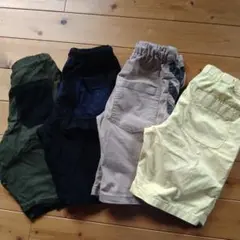 ハーフパンツ　4枚セット　140〜150
