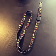 ディズニー ミッキーマウス ネックストラップ