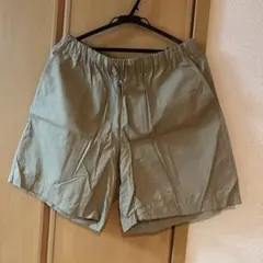 婦人　洗いざらし ブロードショートパンツ　XL