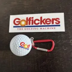 ゴルフィッカーズ　ゴルフボール　キーホルダー　golfickers ステッカー