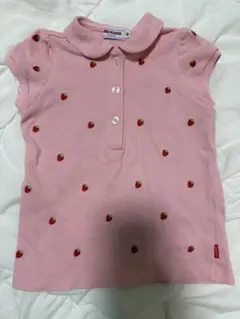 ミキハウス　90 イチゴ　ポロシャツ　Tシャツ