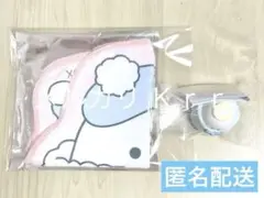 【未使用】オバケーヌ くじ 第二弾 パペットフィギュア賞 ダイカットミニタオル賞