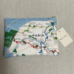 パリの地図のポーチ