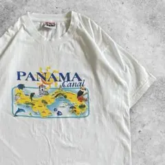 TROPIC パナマ運河 グッドレギュラー 地図 デザイン アート Tシャツ M