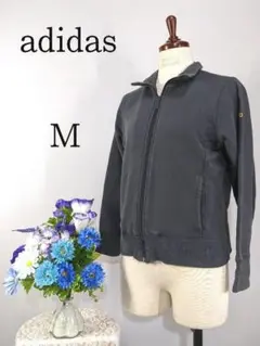 adidas 極美品 ジャージ Mサイズ グレー系 綿100%