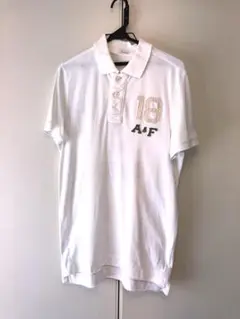 Abercrombie & Fitch ホワイトポロシャツ M ビンテージ