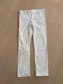 ユニクロメンズボトムス 白