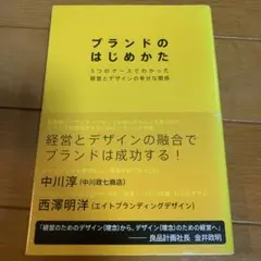 ブランドのはじめかた 5つのケースでわかった経営とデザインの幸せな関係