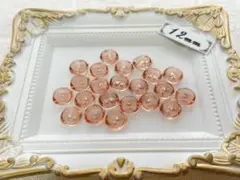 59. ほんのりブラウン クリア ミニ ボタン