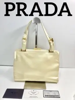 プラダ ミニハンドバッグ ギャランティカード有り 手持ちカバンPRADA がま口