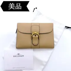 ◇デルヴォー◇AB0493AAU0/24FDO/レザー/二つ折り財布/ブランド