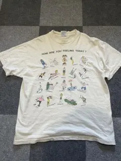 90s Hanes HOW ARE YOU FEELING TODAY Tシャツ