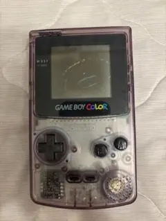 ゲームボーイカラー 本体 クリアパープル　ジャンク