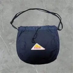 KELTY 巾着ショルダーバッグ サコッシュ ブラック