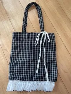 トートバッグ　バレエコア　バッグ　かばん　ウィッシュコア　リボン