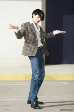 GUCCI check wool jacket with Gucci label