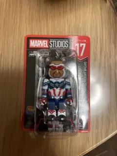 MARVELハッピーくじ　17番　キャプテンアメリカ（サム）　ベアブリック 新品